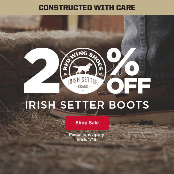 Irish setter boots clearance coupon