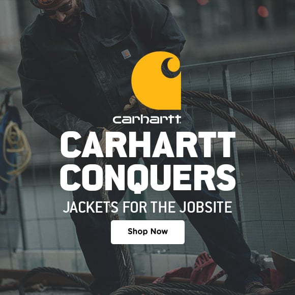 carhartt CARHARTT CONQUERS JACKETS FOR THE JOBSITE 